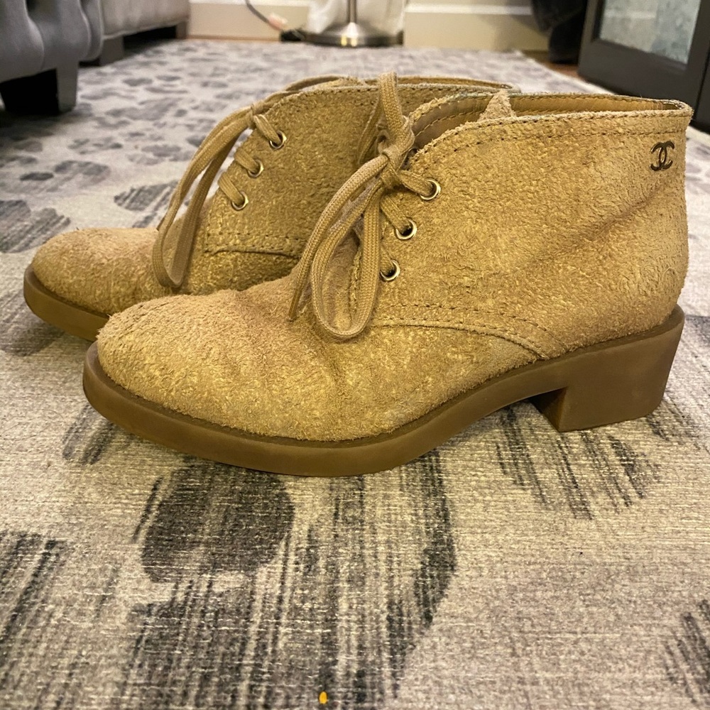 Chanel Booties Sz 37.5